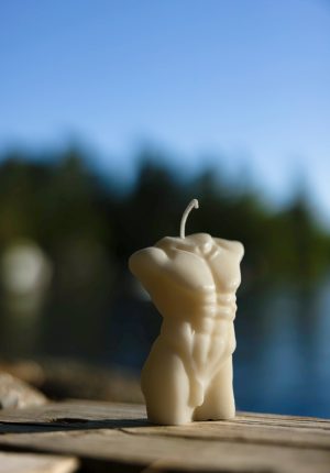 1 Male Body Sculpture Candle