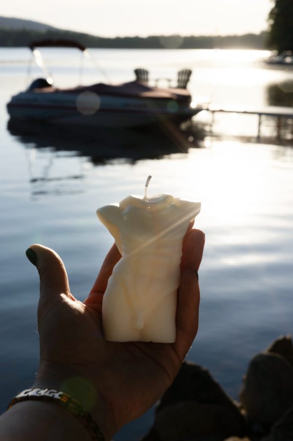 Male Body Sculpture Candle